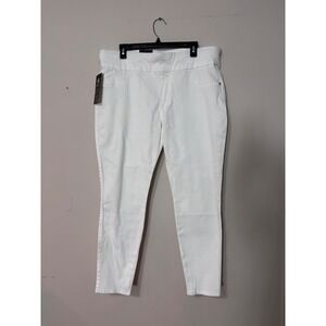 Rock & Republic Fever Legging White Pull On Mid Rise Skinny Pants 18S 10RFA0102